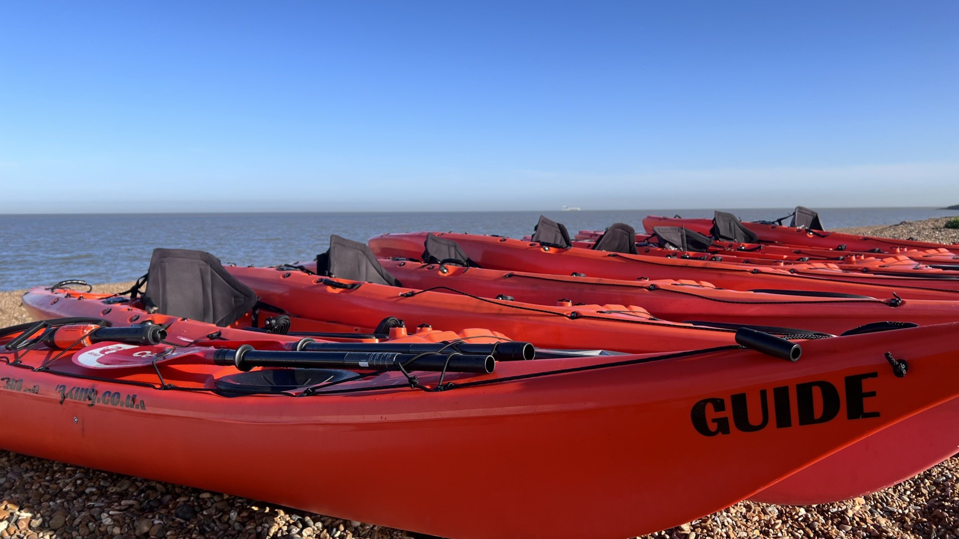 Twelve sit-on-top kayaks available for sale with NOMAD Sea Kayaking.