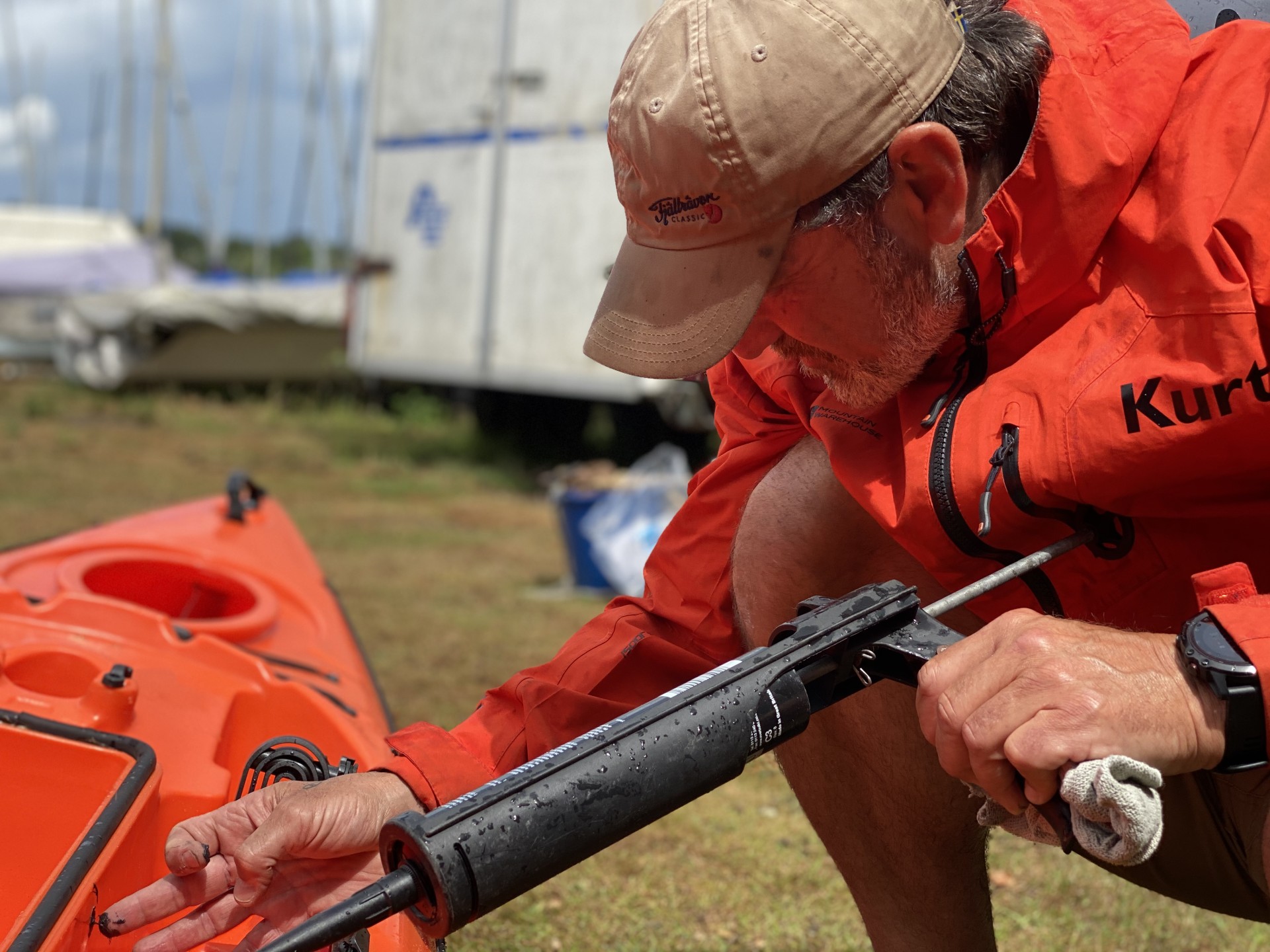 /storage/Maintaining the fleet with NOMAD Sea Kayaking.