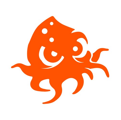 Kraken motif of NOMAD Sea Kayaking.