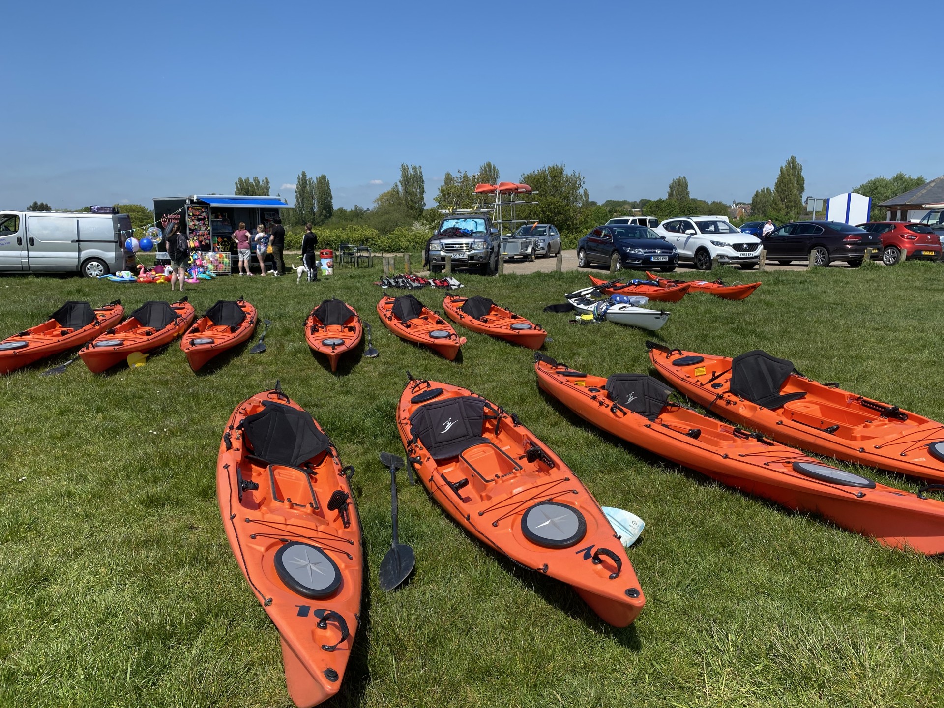 Twelve sit-on-top kayaks available for sale with NOMAD Sea Kayaking.