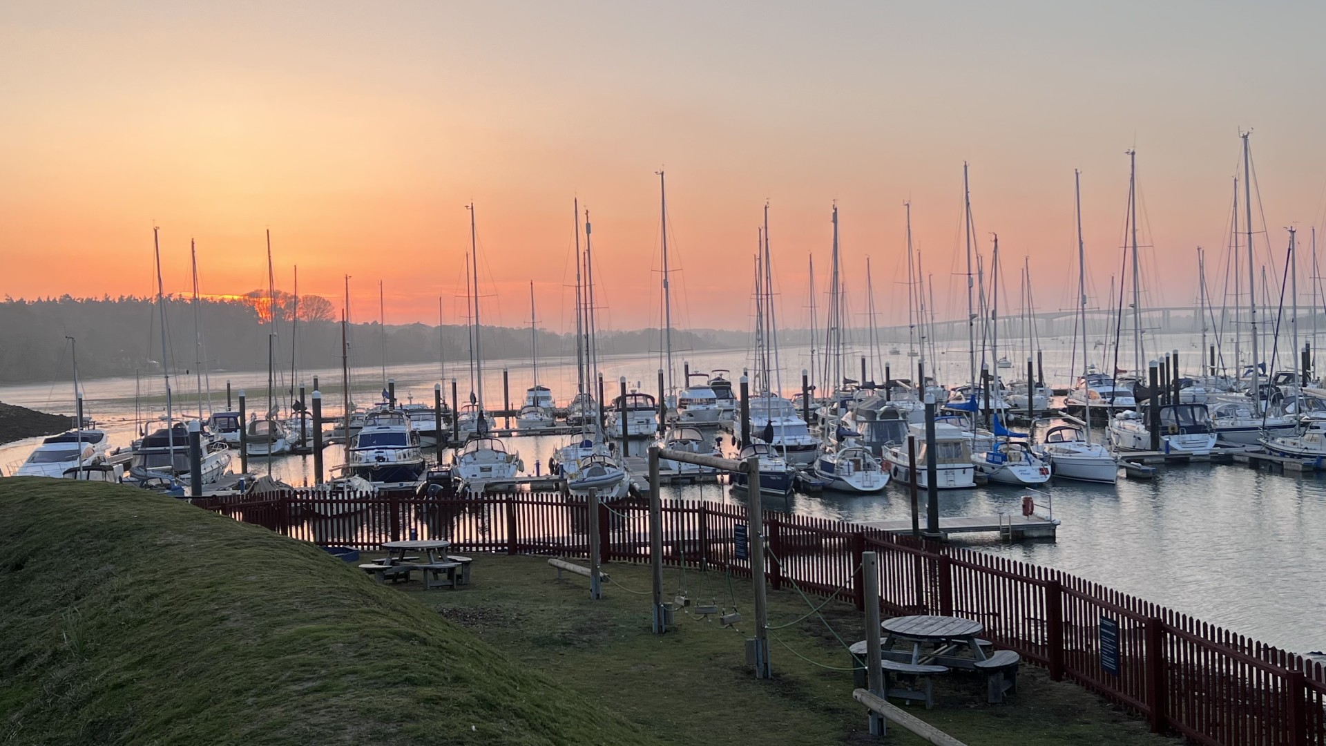 Sunset in Suffolk with NOMAD Sea Kayaking.