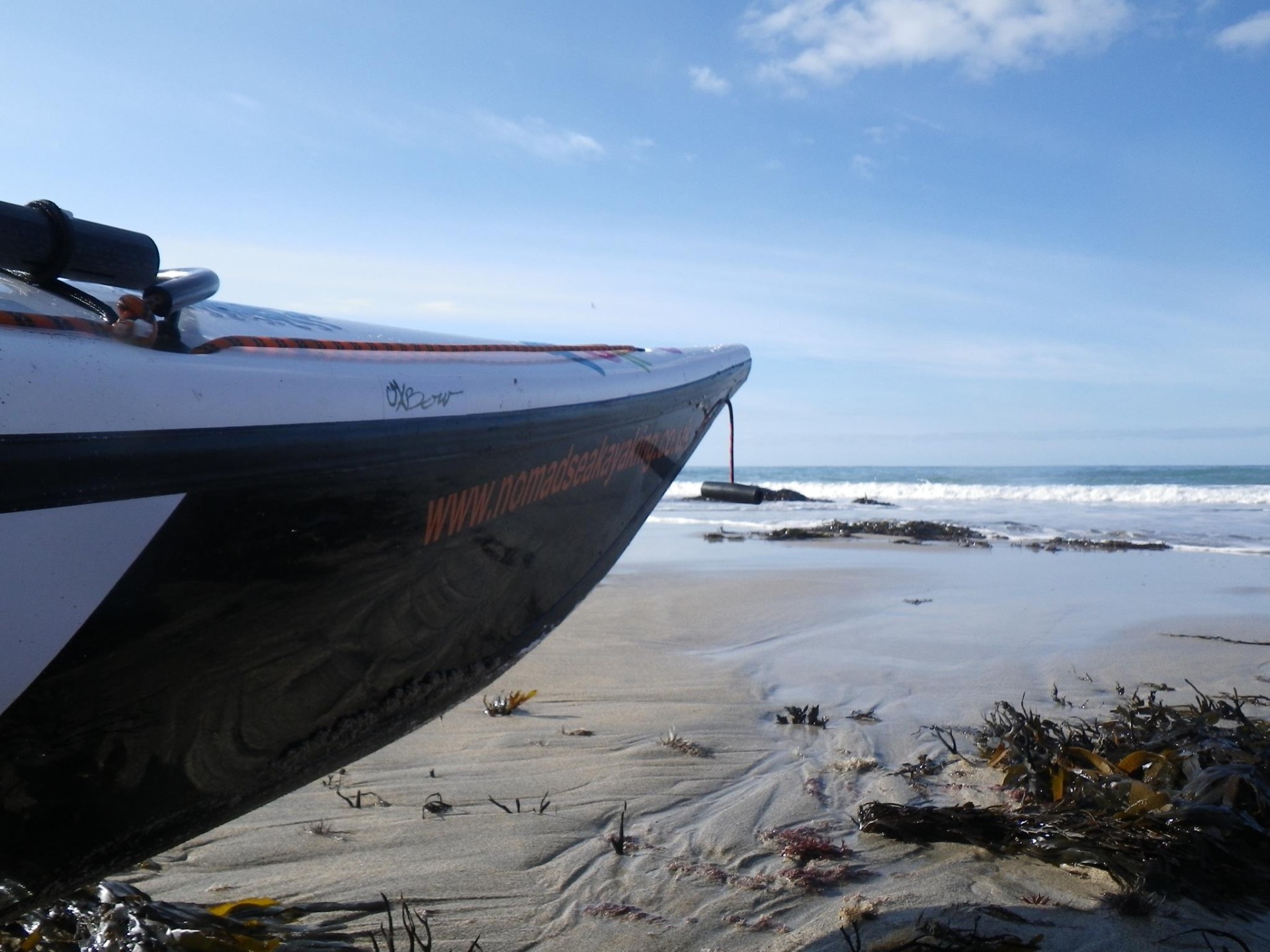 Another sunny day sea kayaking with NOMAD Sea Kayaking.