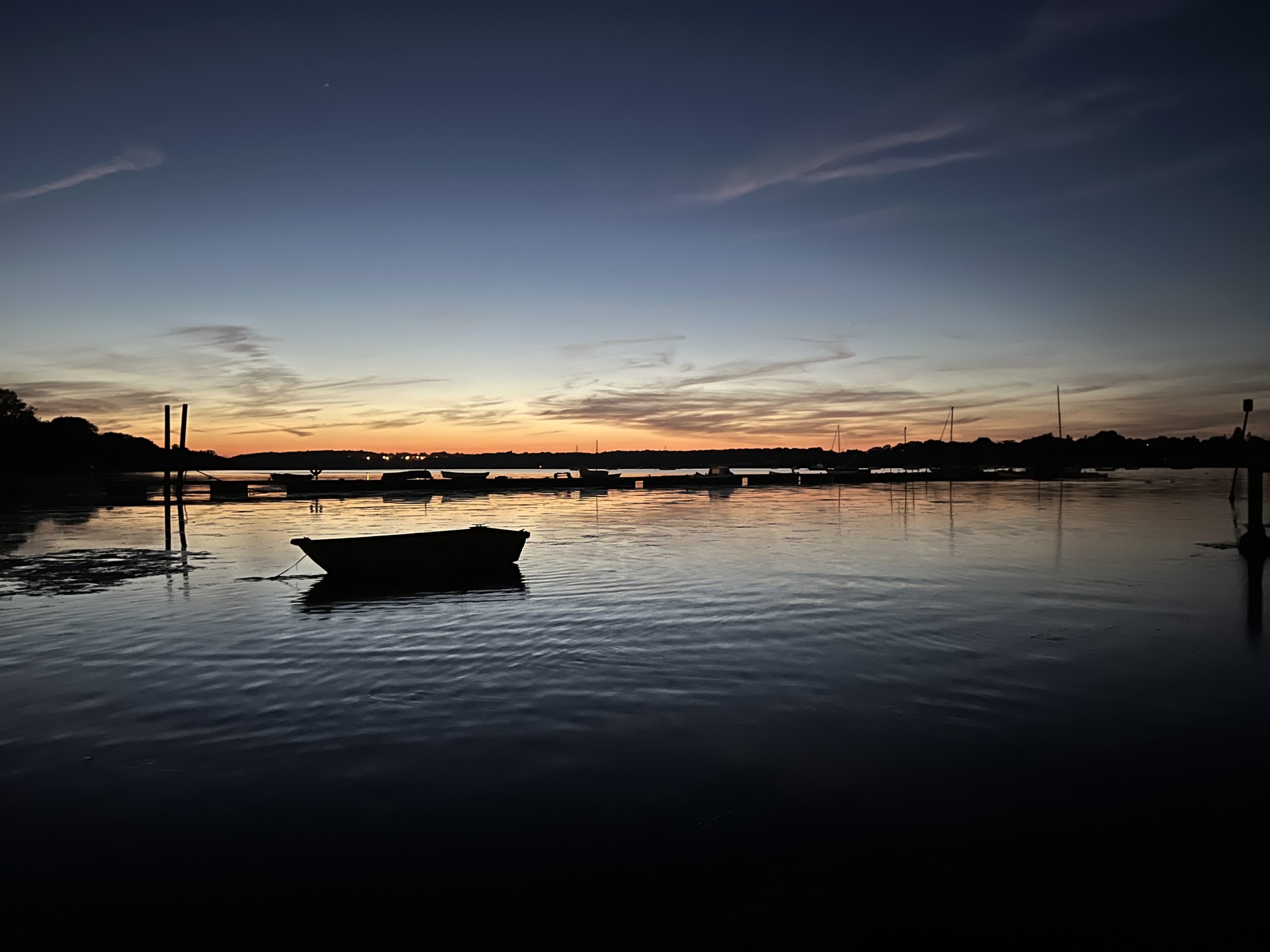 A beautiful sunset over the estuary.